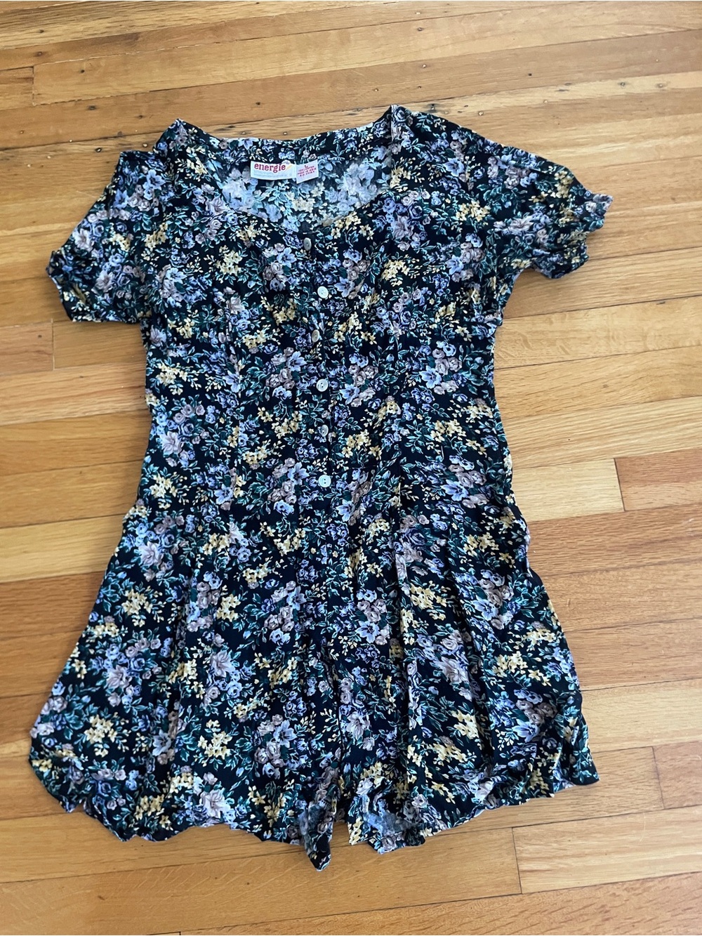 90’s Floral Romper